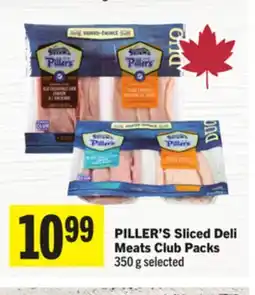 Foodland PILLER'S Sliced Deli Meats Club Packs offer