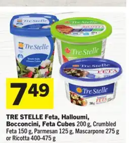 Foodland TRE STELLE Feta, Halloumi, Bocconcini, Feta Cubes offer