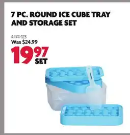 Home Hardware 7 PC. ROUND ICE CUBE TRAY AND STORAGE SET offer