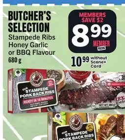 Foodland Stampede Ribs Honey Garlic or BBQ Flavour offer