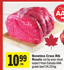 Foodland Boneless Cross Rib Roasts offer