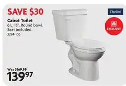 Home Hardware Cabot Toilet offer