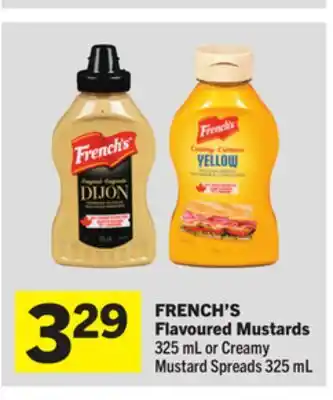 Foodland FRENCH'S Flavoured Mustards offer