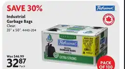 Home Hardware Industrial Garbage Bags offer