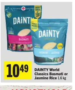 Foodland DAINTY World Classics Basmati or Jasmine Rice offer