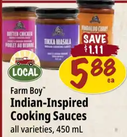 Farm Boy Farm Boy Indian-Inspired Cooking Sauces offer