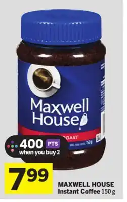 Foodland MAXWELL HOUSE Instant Coffee offer