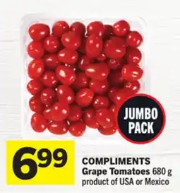 Foodland COMPLIMENTS Grape Tomatoes offer