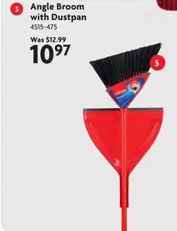 Home Hardware Angle Broom with Dustpan offer