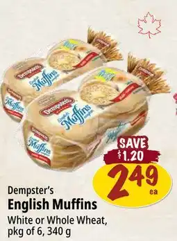 Farm Boy Dempster's English Muffins offer