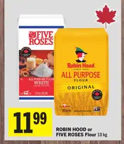 Foodland ROBIN HOOD or FIVE ROSES Flour offer