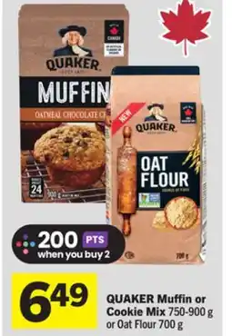 Foodland QUAKER Muffin or Cookie Mix offer