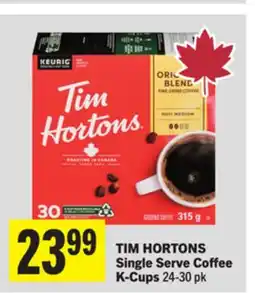 Foodland TIM HORTONS Single Serve Coffee K-Cups offer