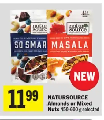 Foodland NATURSOURCE Almonds or Mixed Nuts offer