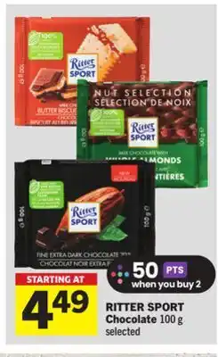 Foodland RITTER SPORT Chocolate offer