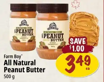 Farm Boy Farm Boy All Natural Peanut Butter offer