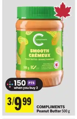 Foodland COMPLIMENTS Peanut Butter offer