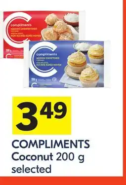 Foodland COMPLIMENTS Coconut 200 g selected offer