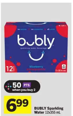 Foodland BUBLY Sparkling Water offer