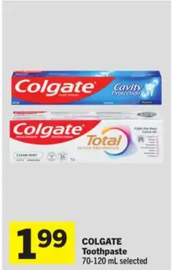 Foodland COLGATE Toothpaste offer