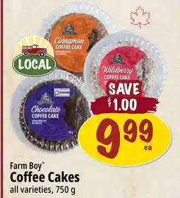 Farm Boy Farm Boy Coffee Cakes offer