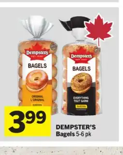 Foodland DEMPSTER'S Bagels offer