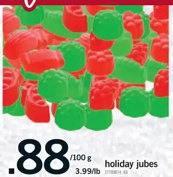 Fortinos HOLIDAY JUBES offer