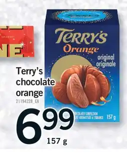Fortinos TERRY'S CHOCOLATE ORANGE, 157 G offer
