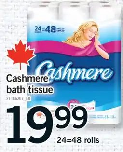 Fortinos CASHMERE BATH TISSUE, 24=48 ROLLS offer
