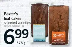 Fortinos BAXTER'S LOAF CAKES, 575 G offer