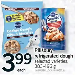 Fortinos PILLSBURY REFRIGERATED DOUGH, 383-496 G offer