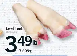 Fortinos BEEF FEET offer