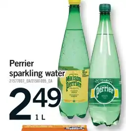 Fortinos PERRIER SPARKLING WATER, 1 L offer