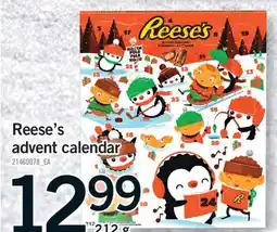 Fortinos REESE'S ADVENT CALENDAR, 212 G offer