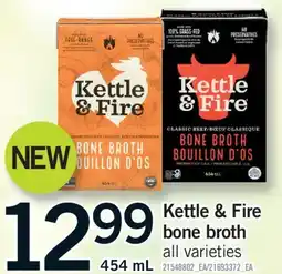 Fortinos KETTLE & FIRE BONE BROTH, 454 ML offer