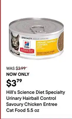 Petvalu Hairball Control Savoury Chicken Entree Cat Food offer