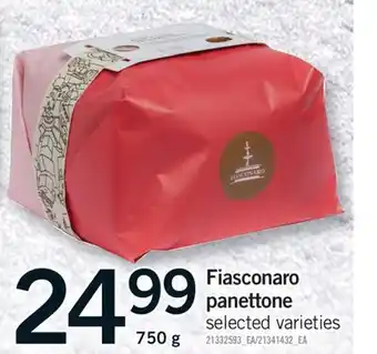 Fortinos FIASCONARO PANETTONE, 750 G offer