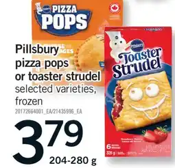 Fortinos PILLSBURY PIZZA POPS OR TOASTER STRUDEL, 204-280 G offer
