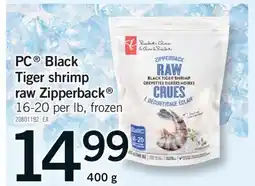 Fortinos PC BLACK BLACK TIGER SHRIMP, 400 G offer