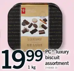 Fortinos PC LUXURY BISCUIT ASSORTMENT, 1 KG offer