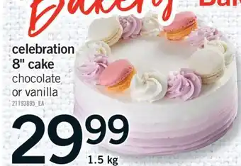 Fortinos CELEBRATION 8 CAKE, 1.5 kg offer