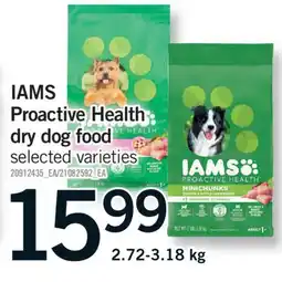 Fortinos IAMS PROACTIVE HEALTH DRY DOG FOOD, 2.72-3.18 KG offer