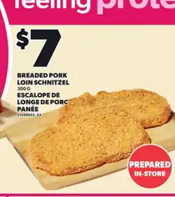 Independent Grocer BREADED PORK LOIN SCHNITZEL, 300 G offer