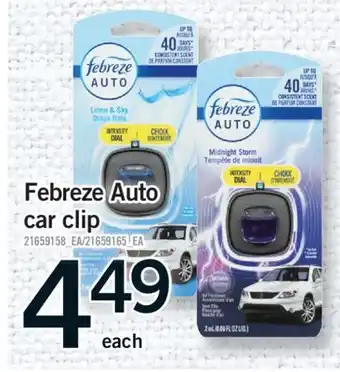 Fortinos FEBREZE AUTO CAR CLIP CAR CLIP offer