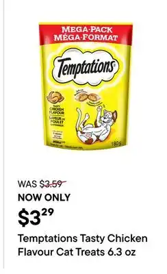 Petvalu Temptations Tasty Chicken Flavour Cat Treats offer