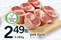 Fortinos PORK HOCKS offer