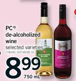 Fortinos PC DE-ALCOHOLIZED WINE, 750 ML offer