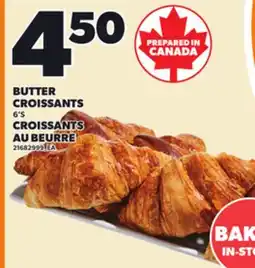 Independent Grocer BUTTER CROISSANTS, 6'S offer