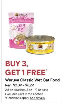 Petvalu Weruva Classic Wet Cat Food offer