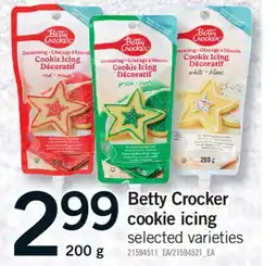 Fortinos BETTY CROCKER COOKIE ICING, 200 G offer